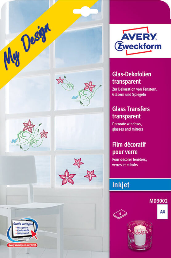 Avery Zweckform® Decorative Glass Stickers-MD3002